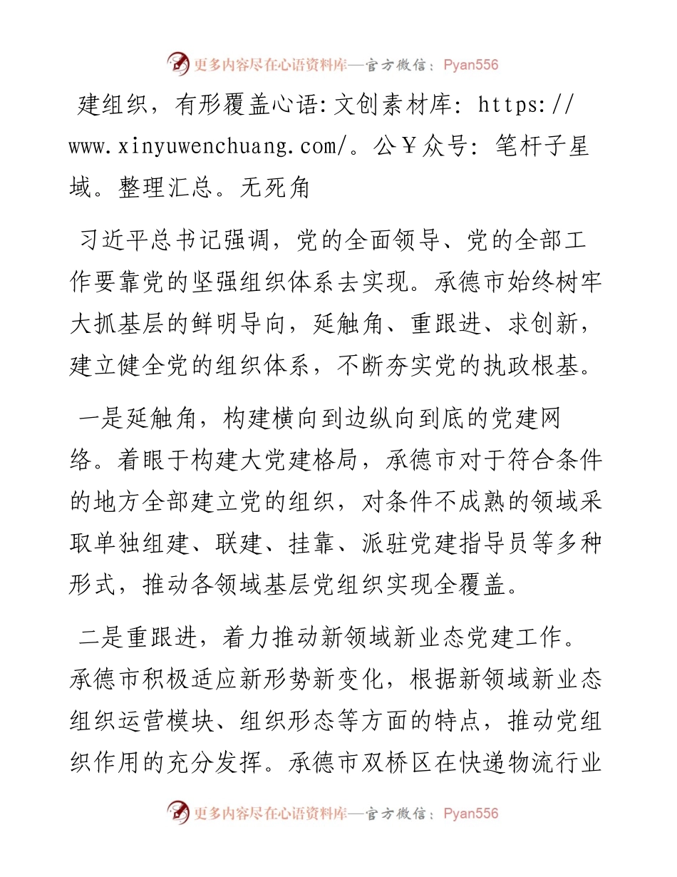 .03.25河北省承德市委常委、组织部部长颜世东：推动基层党组织全面进步全面过硬.docx_第2页