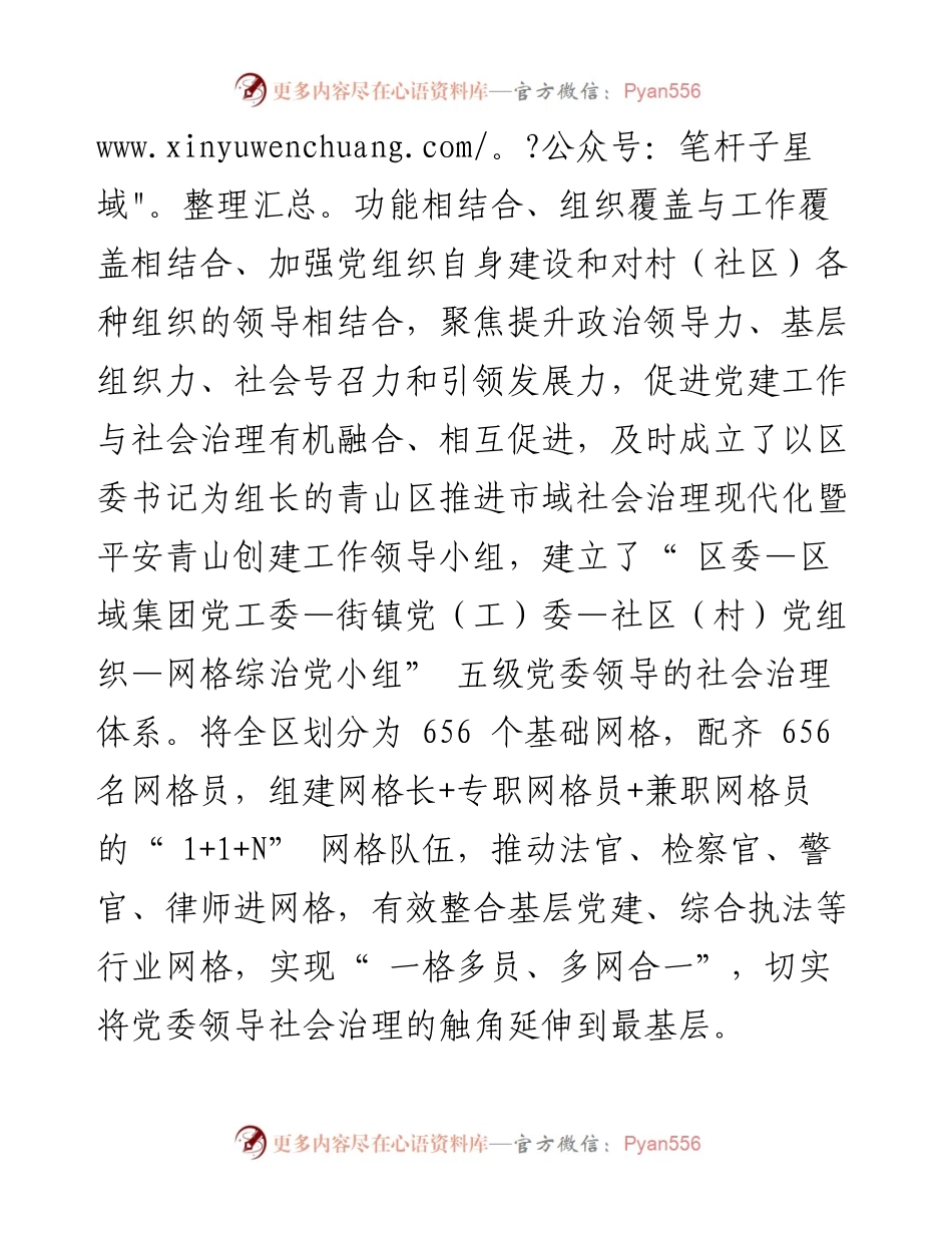 .07.27青山区委书记丁凯：坚持党委统领实现五治融合全面提升青山区社会治理工作水平.docx_第2页