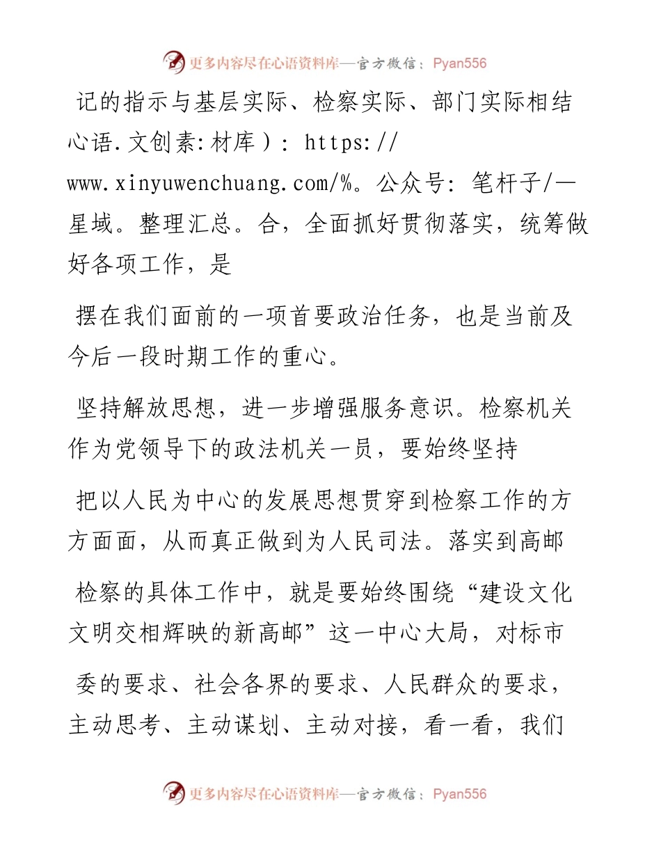 .01.28高邮市人民检察院党组书记、检察长张勇：坚持为民司法彰显法治自觉.docx_第2页