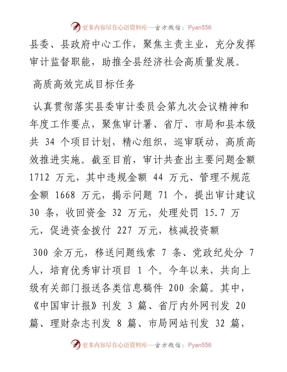 .08.28通讯员李项南：不断开创审计工作更加出彩新局面.docx_第2页