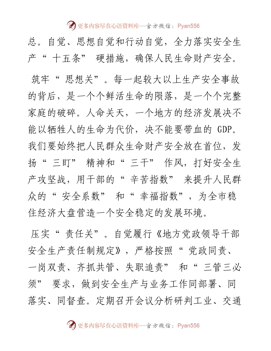 .08.01永州市委常委、副市长何恩广：严把四道关口，确保人民生命财产安全.docx_第2页