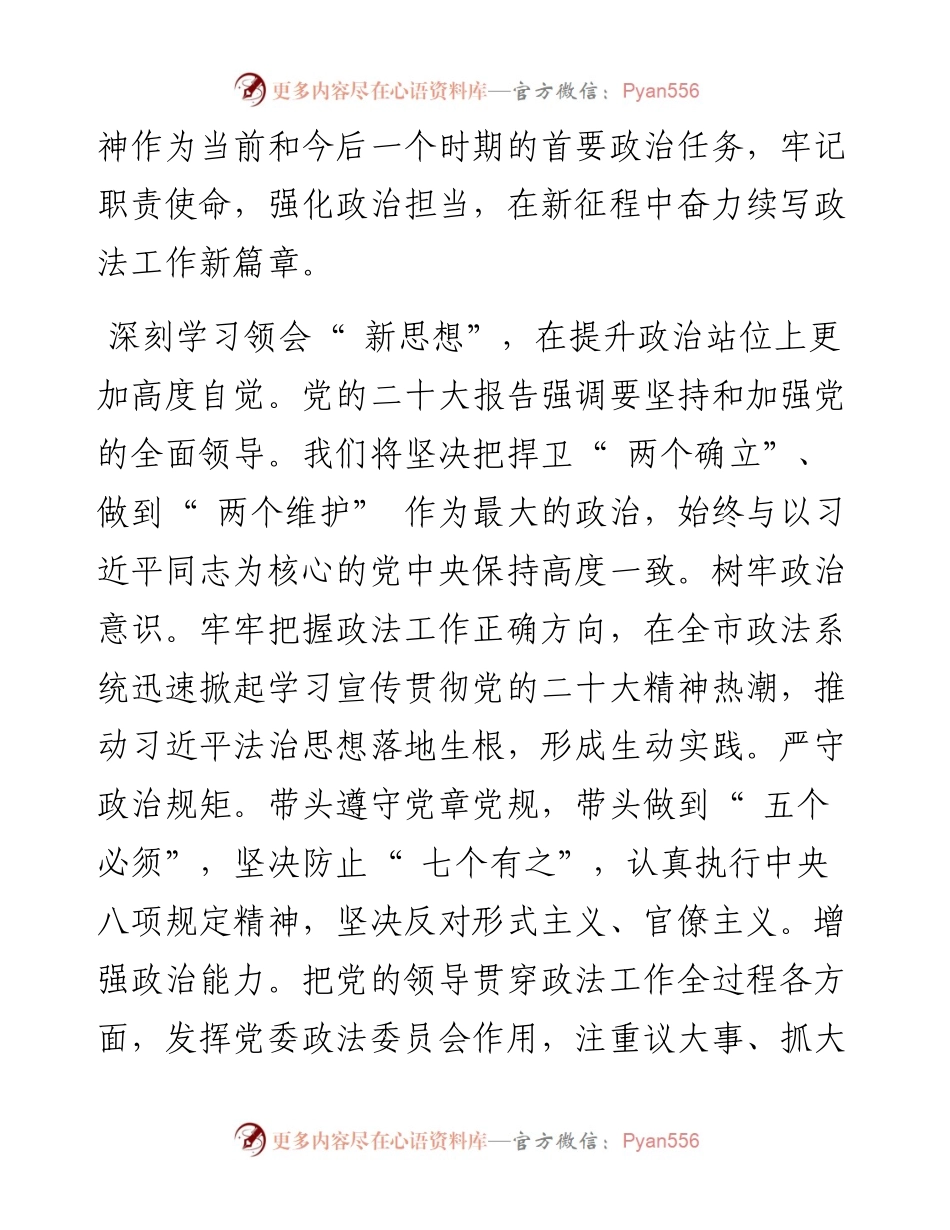 .11.09连云港市委常委、政法委书记李振峰：以实际行动奋力续写新时代政法工作新篇章.docx_第2页