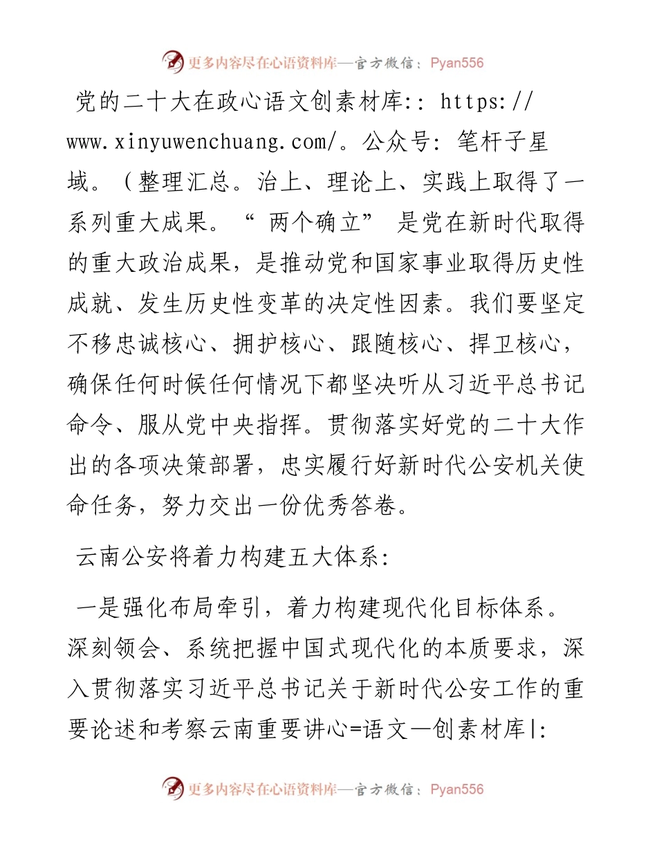 .11.26云南省副省长、公安厅厅长任军号：心怀国之大者忠实履行职责使命全力推进云南公安工作现代化.docx_第2页