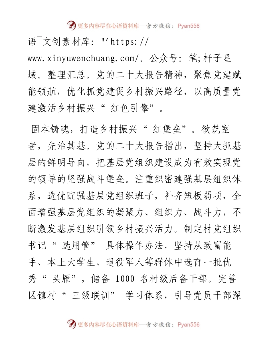 .11.05沈郅袁州区委组织部部长：以高质量党建为乡村振兴注入红色动力.docx_第2页