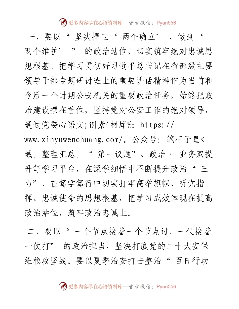.09.15永州市人民政府副市长、市公安局局长车丽华：忠实践行新时代公安机关使命任务.docx_第2页