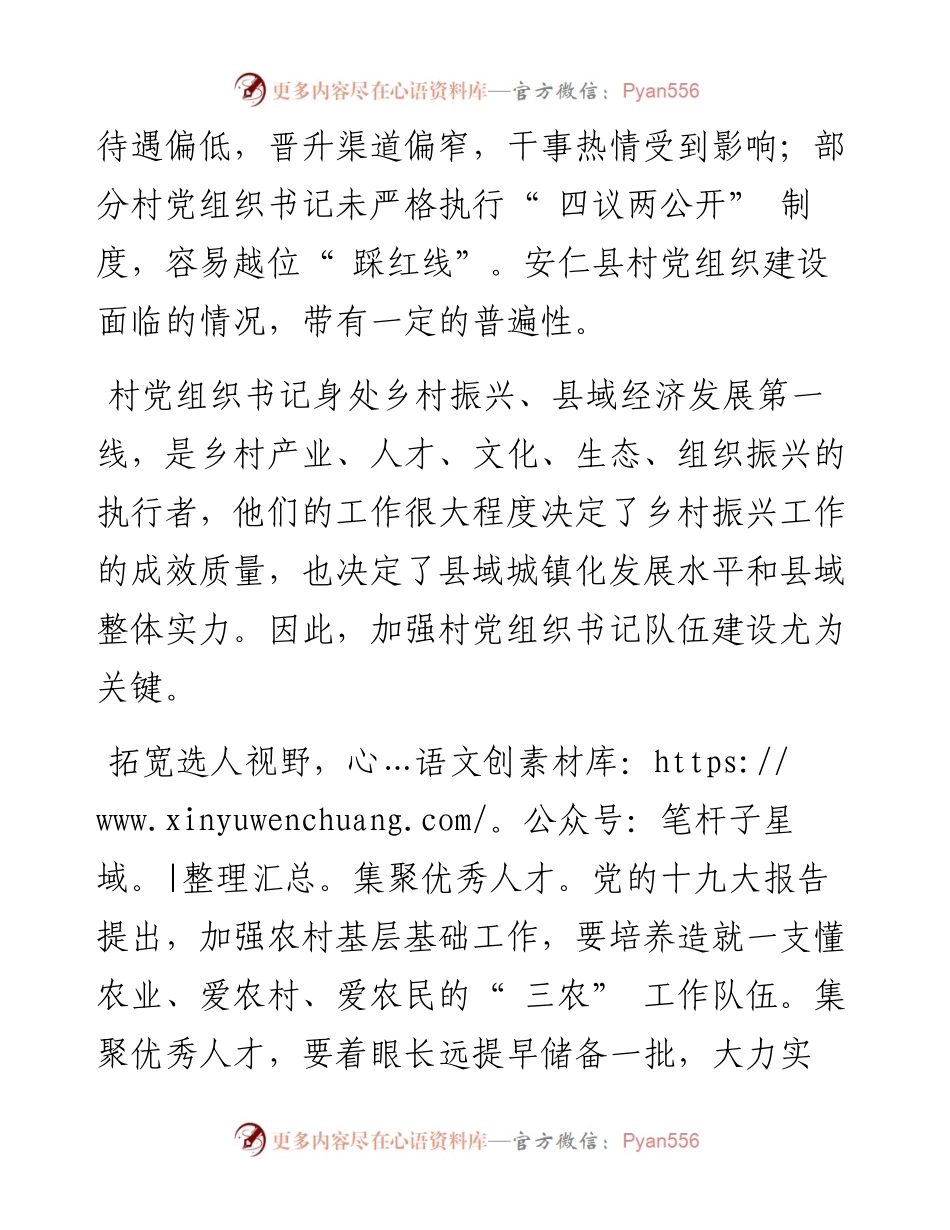 .08.24安仁县委书记王洪灿：充分发挥村党组织书记在县域发展中的作用.docx_第2页