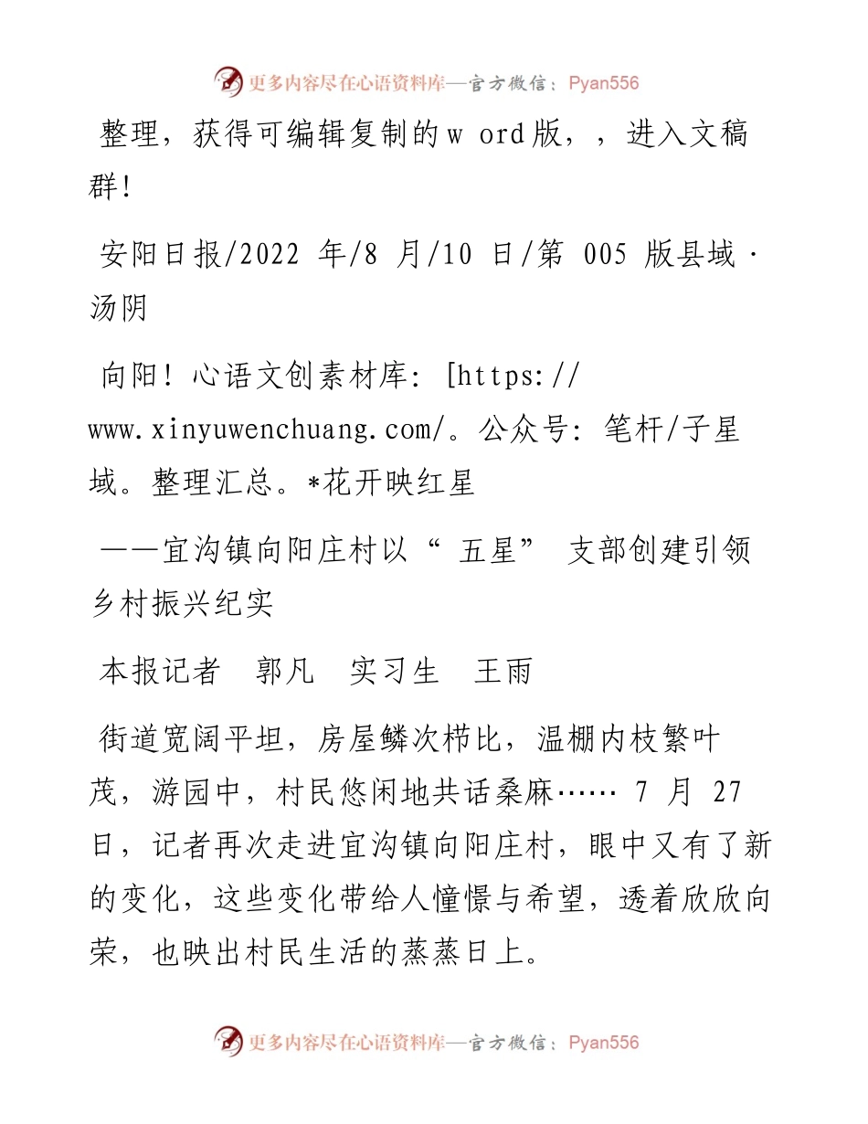 .08.10本报记者郭凡实习生王雨：向阳花开映红星.docx_第1页