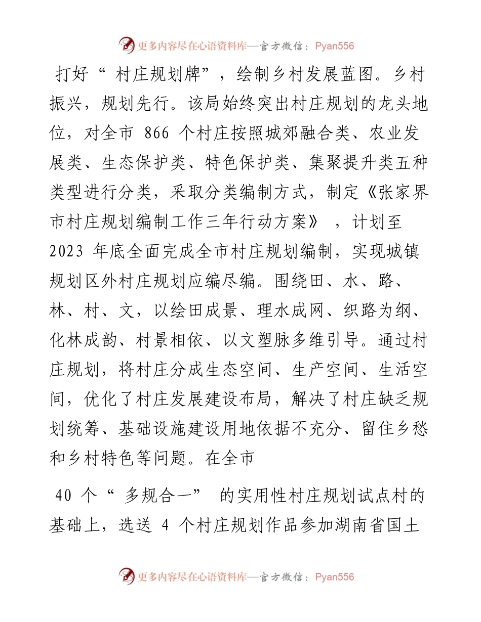 .10.23谷忠秋：市自然资源和规划局：打好四张牌服务乡村振兴.docx_第2页