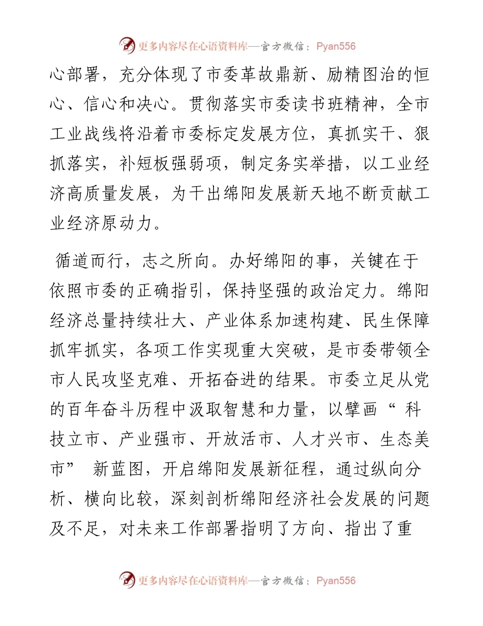 .04.25市经信局党组书记、局长衡国钰：聚焦主责主业推动工业经济高质量发展.docx_第2页