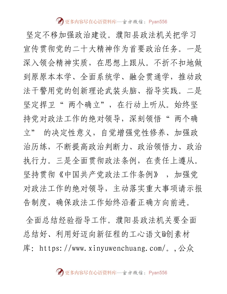 .11.15濮阳县委常委、政法委书记郝胜锋：以新担当新作为开创政法工作新局面.docx_第2页
