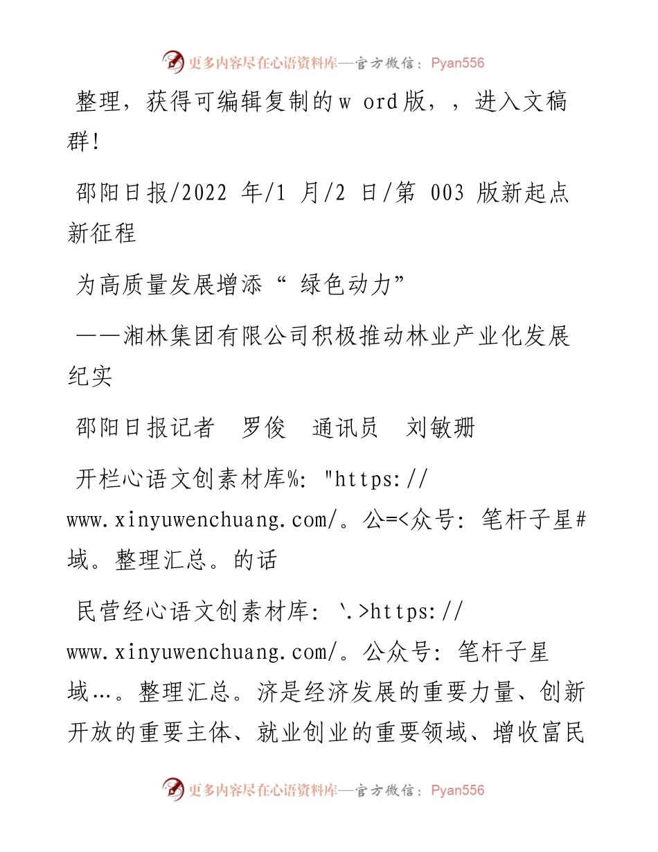 .01.02邵阳日报记者罗俊通讯员刘敏珊：为高质量发展增添绿色动力.docx_第1页