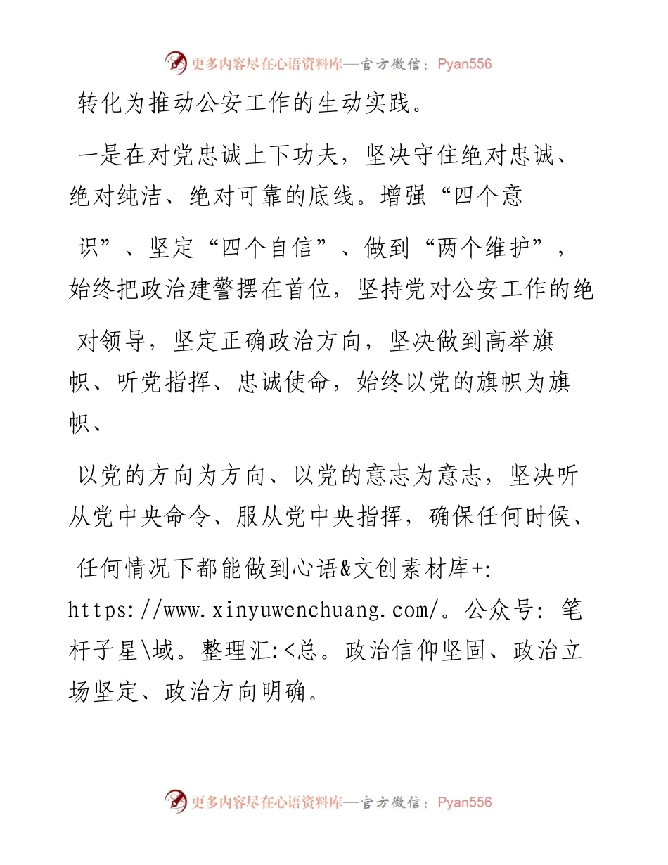 .01.31陕西省佳县副县长公安局局长魏锦斌：以科学理论武装头脑扎实推动公安实践.docx_第2页