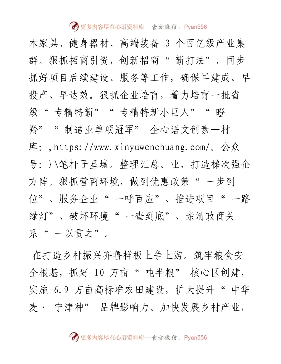 .03.18宁津县委书记高善玉：创新引领求突破奋勇争先开新局.docx_第2页