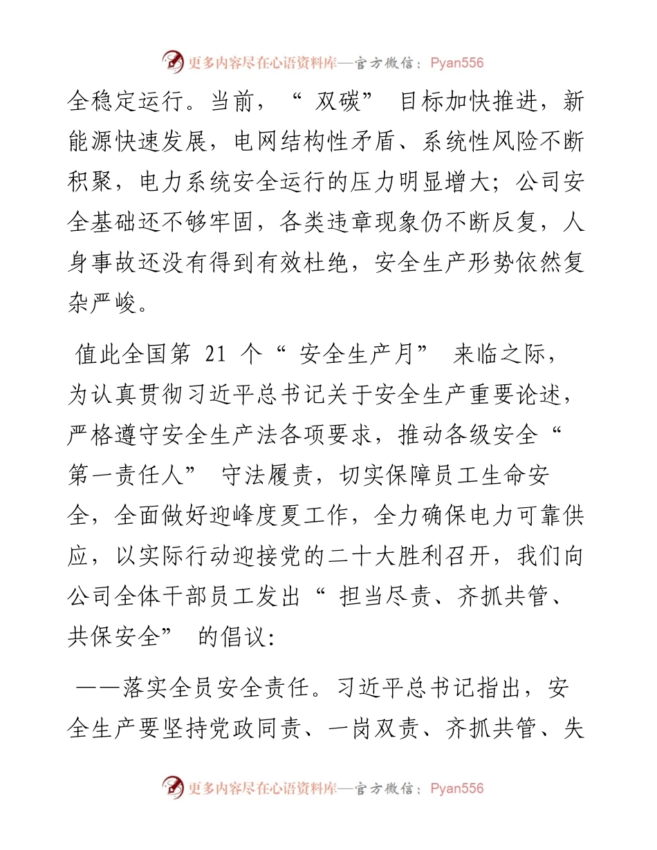 .06.01董事长、党组书记辛保安总经理、党组副书记张智刚：担当尽责齐抓共管共保安全.docx_第2页