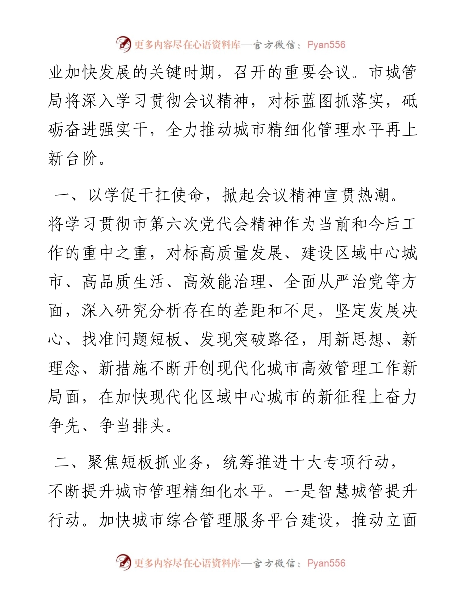 .04.01市城市管理局局长：对标蓝图抓落实砥砺奋进强实干推动城市精细化管理水平再上新台阶.docx_第2页