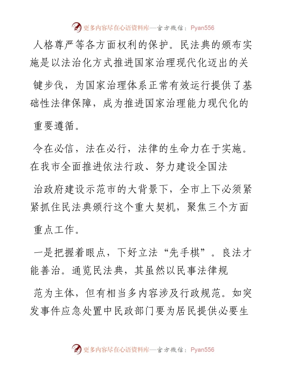 .07.10市司法局副局长法学博士牛振宇：以民法典实施助推洛阳法治政府建设.docx_第2页