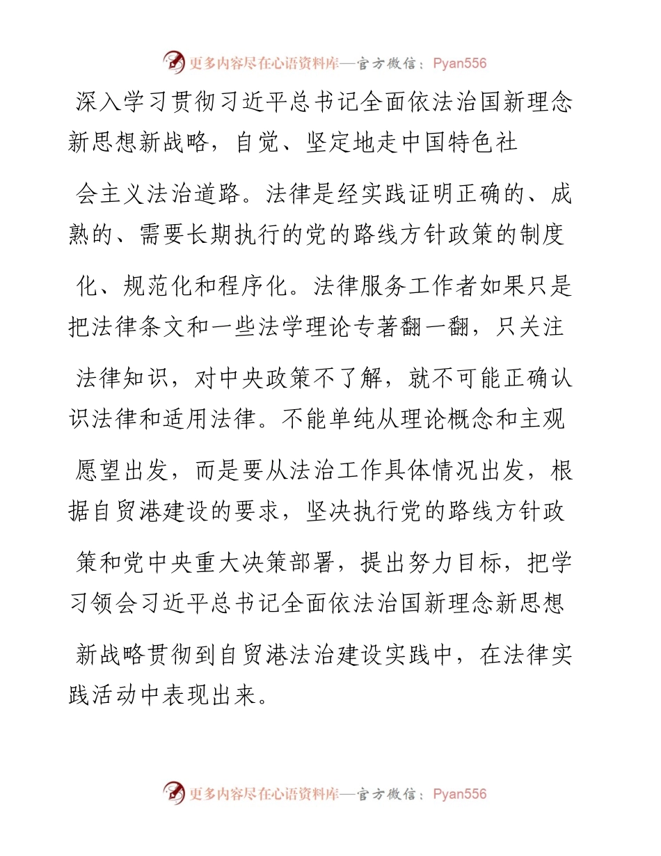 .05.06海南省司法厅党委委员、副厅长海南省律师行业党委书记陈文彬：提高站位勇于探索为自贸港建设提供优质高效法律服务.docx_第2页