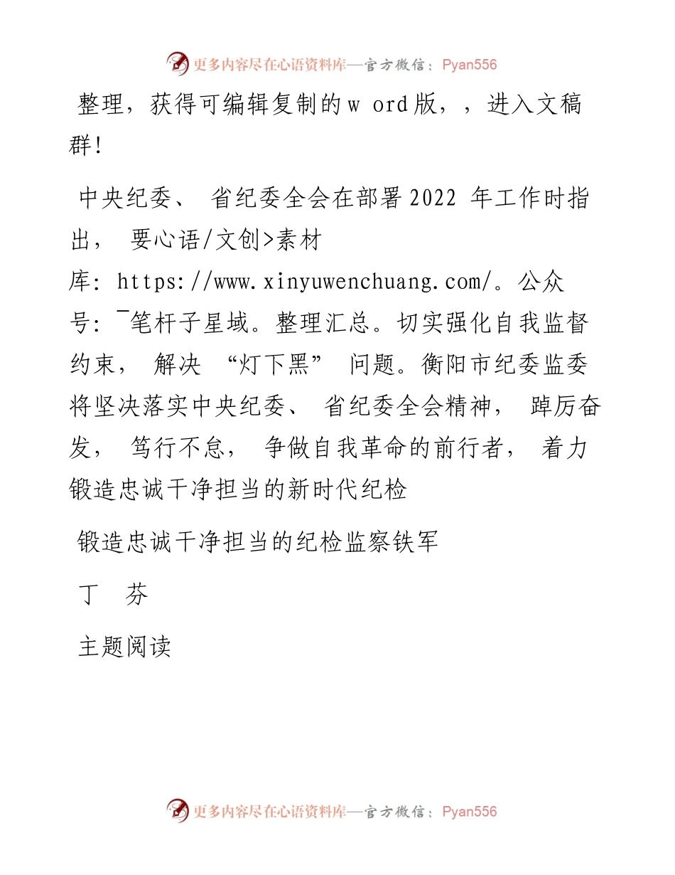 .4.1丁芬：锻造忠诚干净担当的纪检监察铁军.docx_第1页