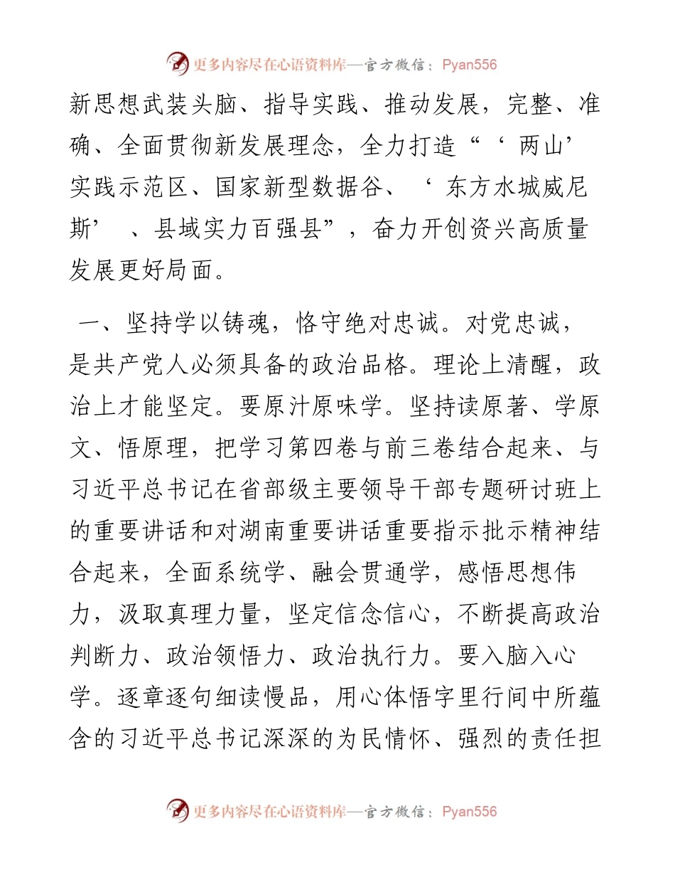 .10.01资兴市委书记杨理诚：感悟思想伟力践行忠诚担当用伟大思想指引资兴高质量发展.docx_第2页
