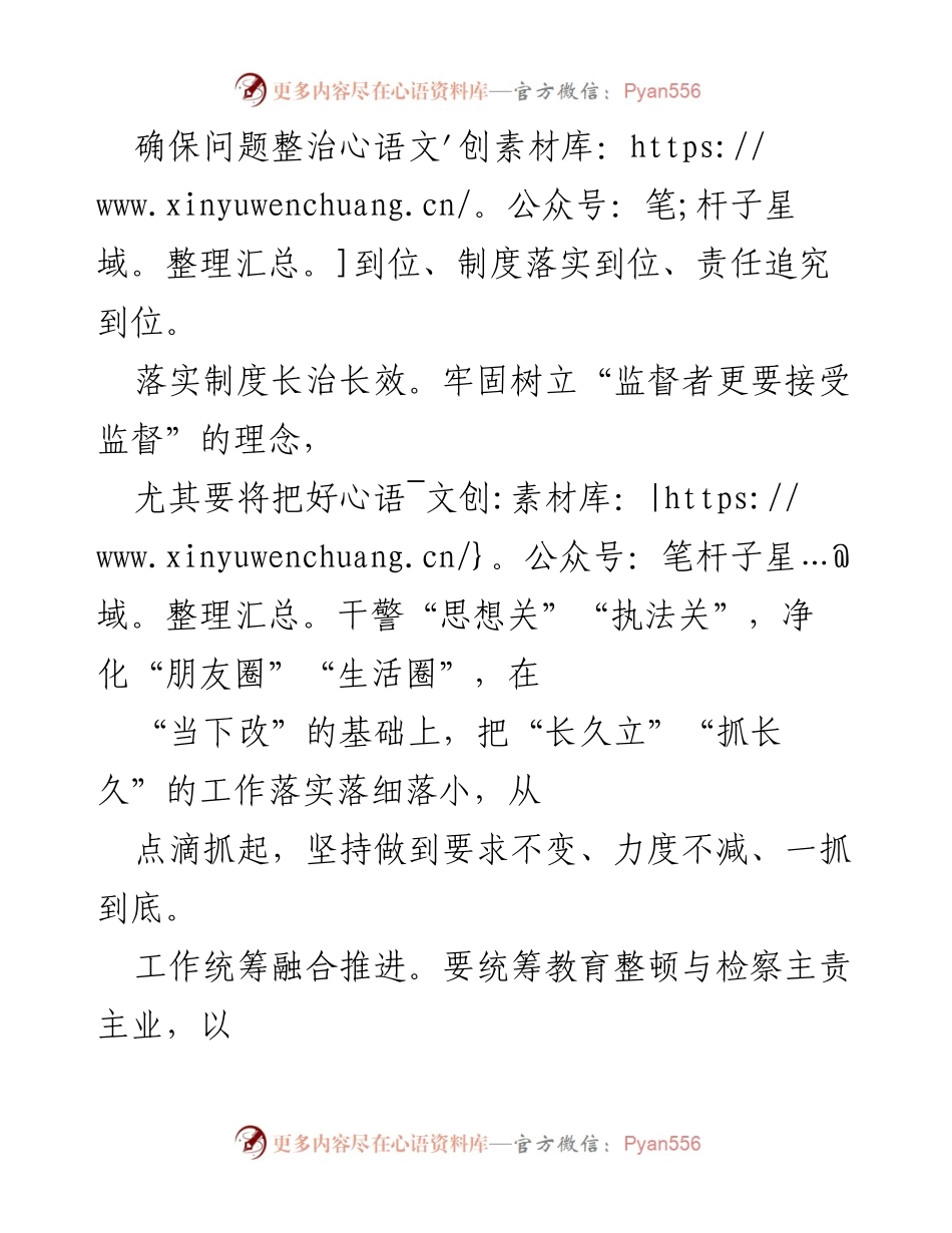 [承诺书] 政法队伍教育整顿 - 检察院领导班子公开承诺的实施与成果保障.docx_第2页