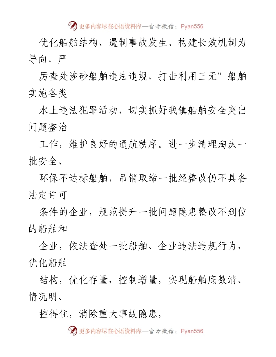 [调研报告] 船舶安全整治 - 2024年船舶安全专项整治行动方案汇编.docx_第2页