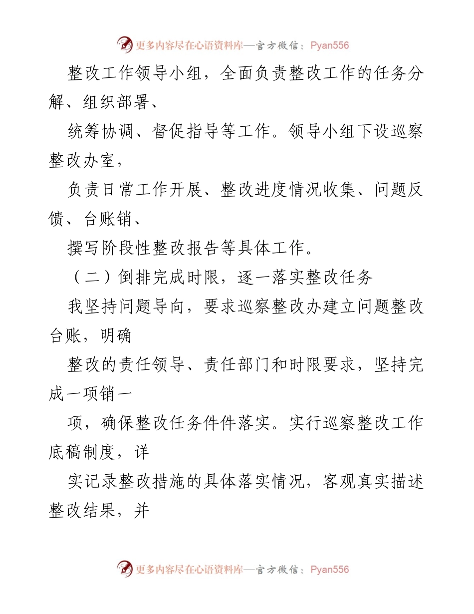 [报告] 巡察整改 - “一把手”整改责任落实情况报告.docx_第2页