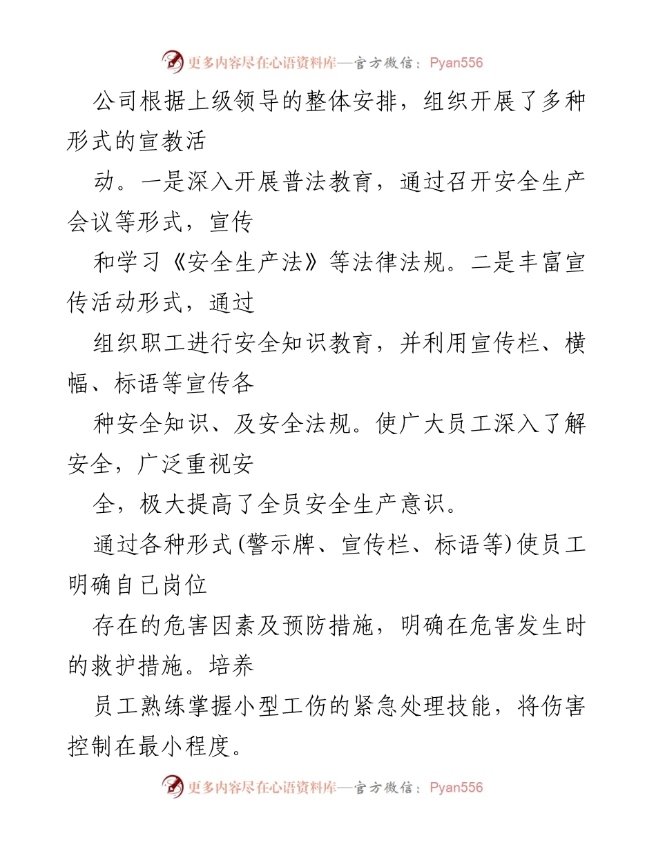 [调研报告] 安全生产自检自查 - 安全生产自检自查情况总结报告.docx_第2页