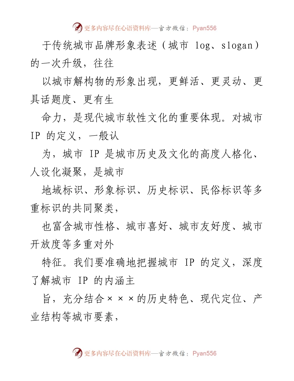 [调研报告] 城市发展 - 打造全领域城市 IP 体系的思考与实践.docx_第2页