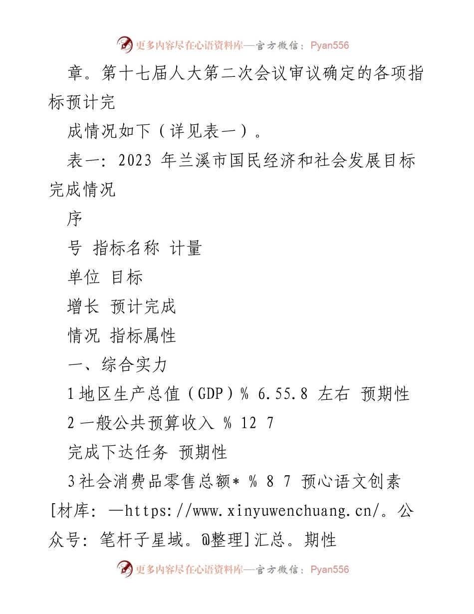 [报告] 政府会议 - 2023年国民经济与社会发展计划执行情况及2024年草案征求意见.docx_第2页