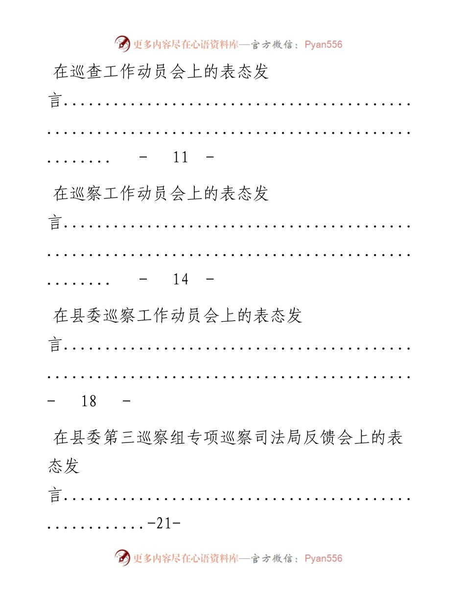 （49篇）各级巡察表态发言汇编.docx_第2页
