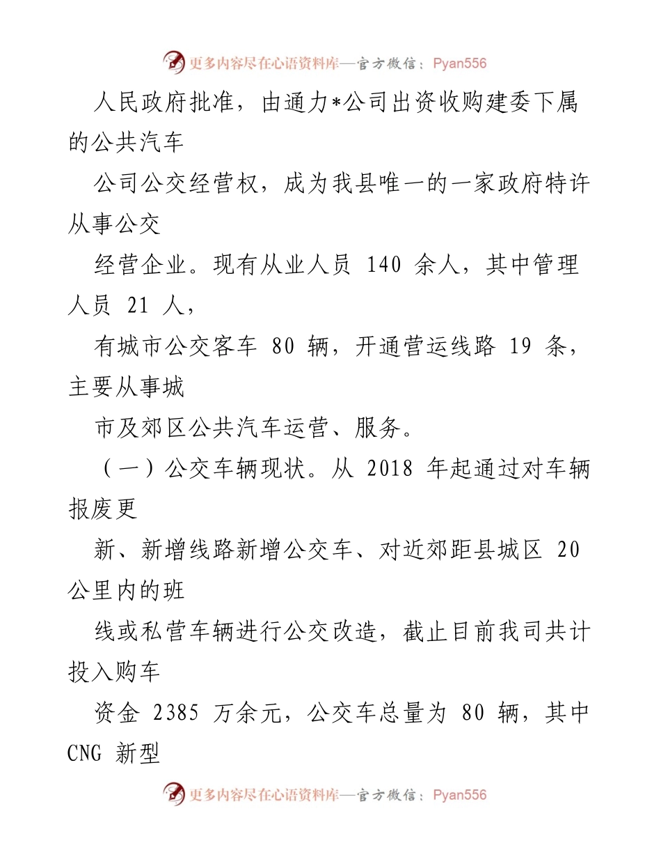 [调研报告] 城市公交发展 - 某县城市公交发展现状及问题分析报告.docx_第2页
