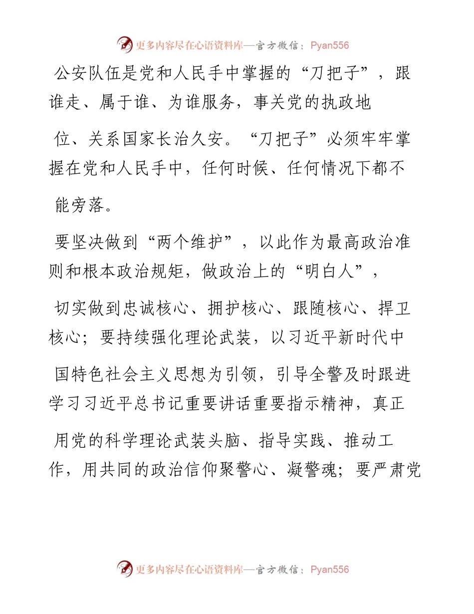 .12.19山东省聊城市副市长、公安局局长成伟：践行重要训词精神努力锻造公安铁军.docx_第2页