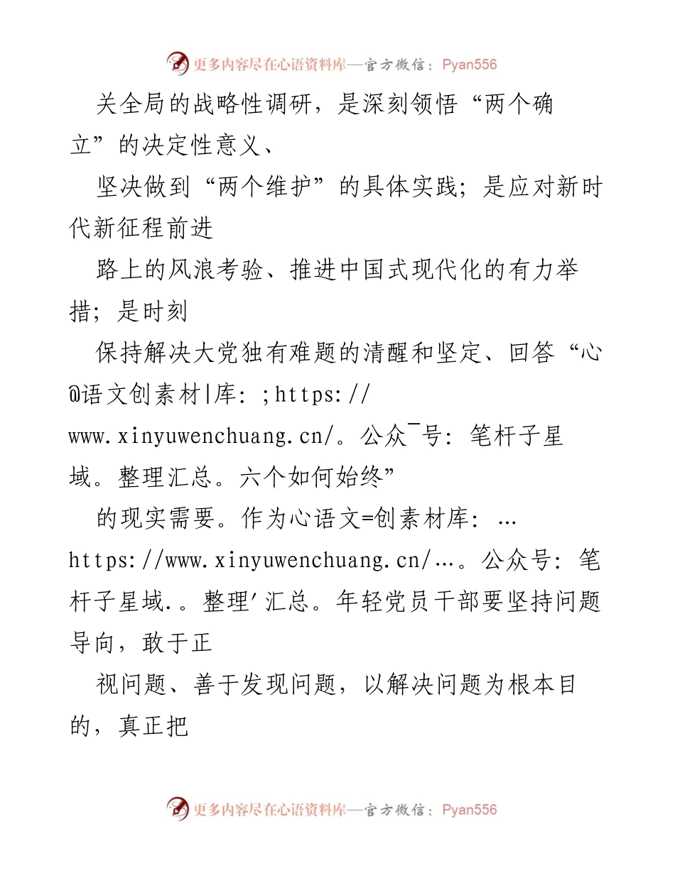 [调研报告] 党员干部培训 - 年轻党员干部在调查研究中提升工作能力.docx_第2页