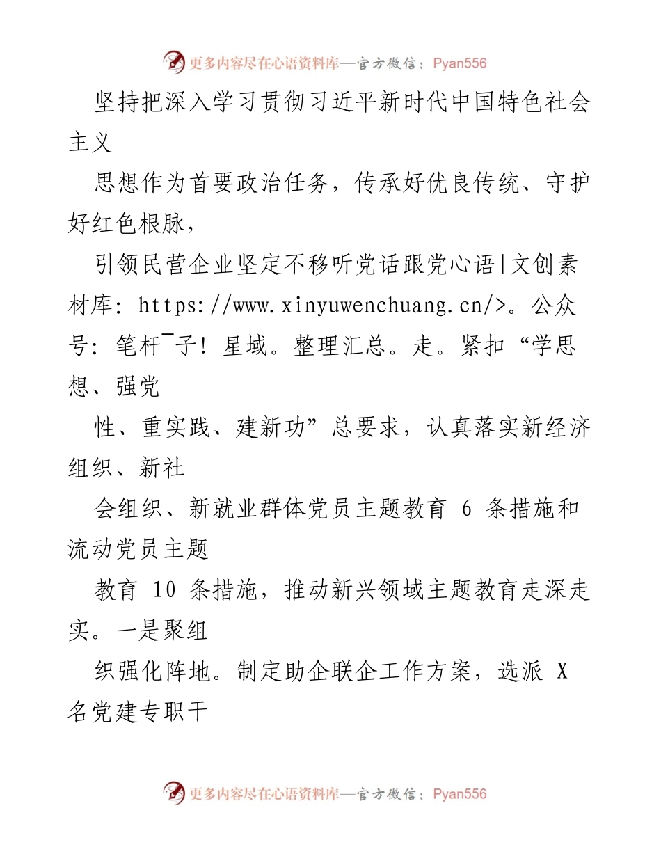 [报告] 党建工作会议 - 新兴领域党建工作述职报告.docx_第2页