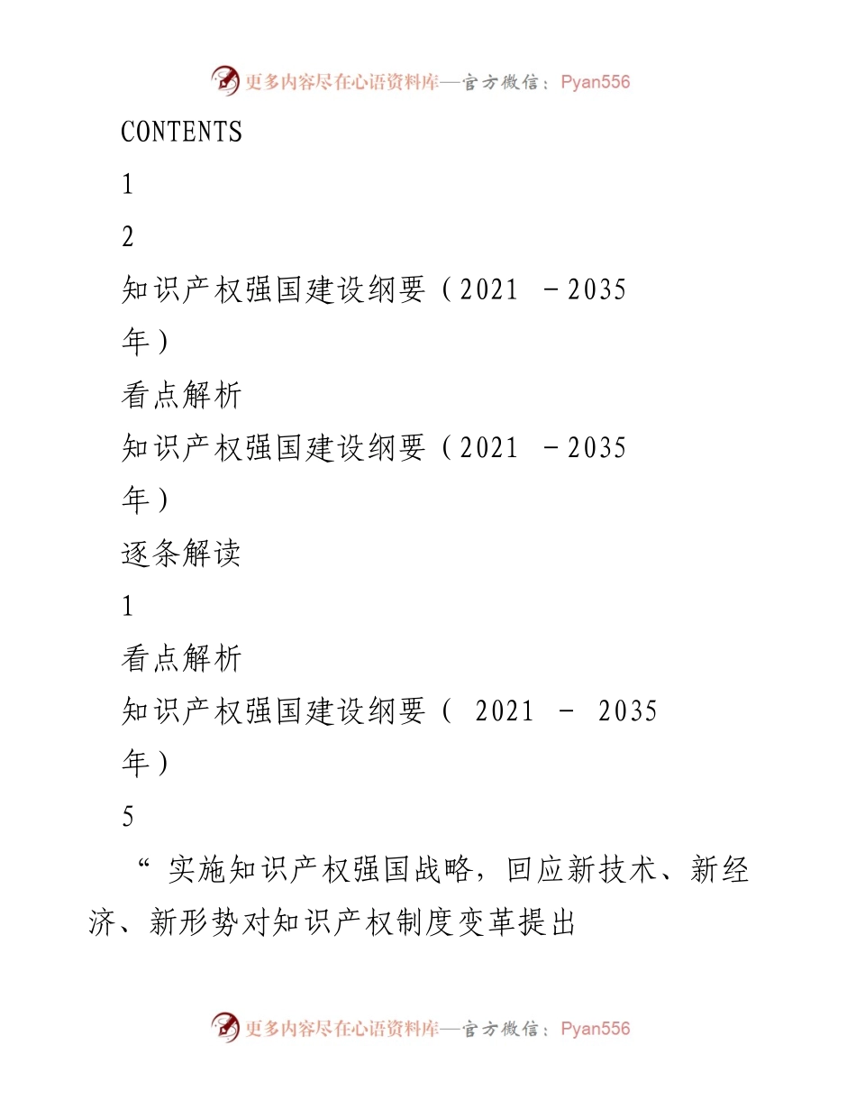 [报告] 知识产权强国建设 - 《知识产权强国建设纲要（2021-2035年）》解读与展望.docx_第2页