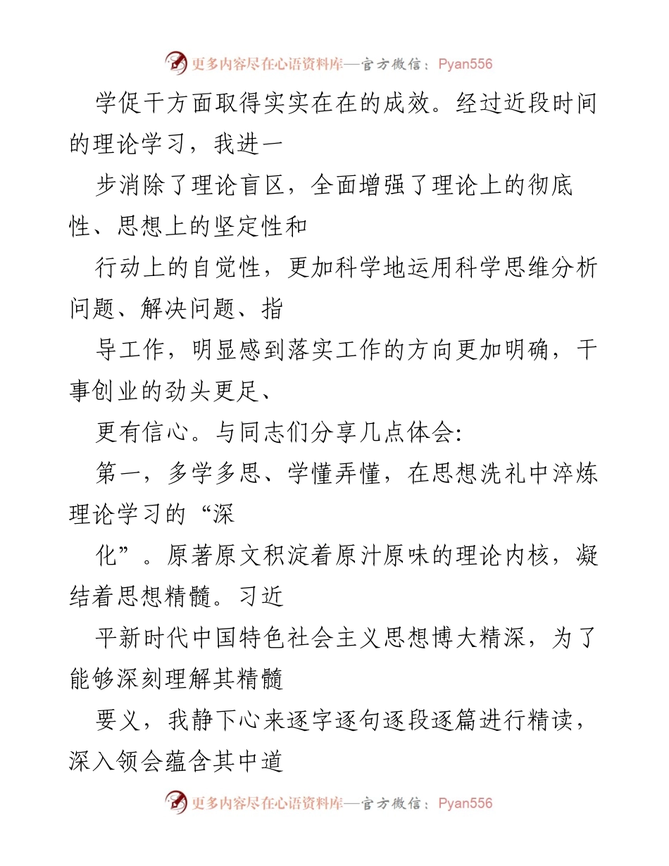 [党课讲稿] 主题教育 - 提升理论学习的新境界与实践应用.docx_第2页
