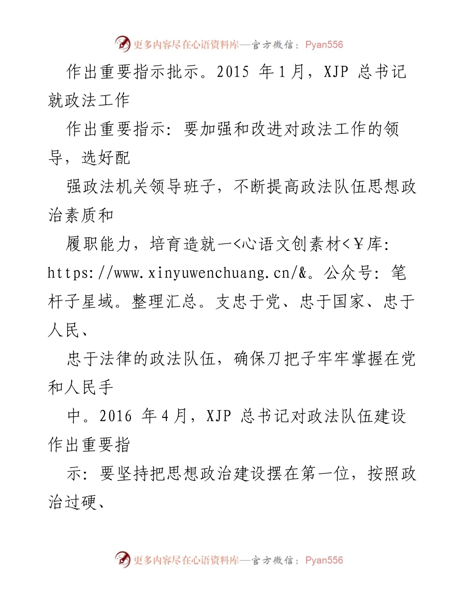 [党课] 政法队伍建设 - 《铸忠魂、强素养、严治院：打造时代法院铁军》.docx_第2页