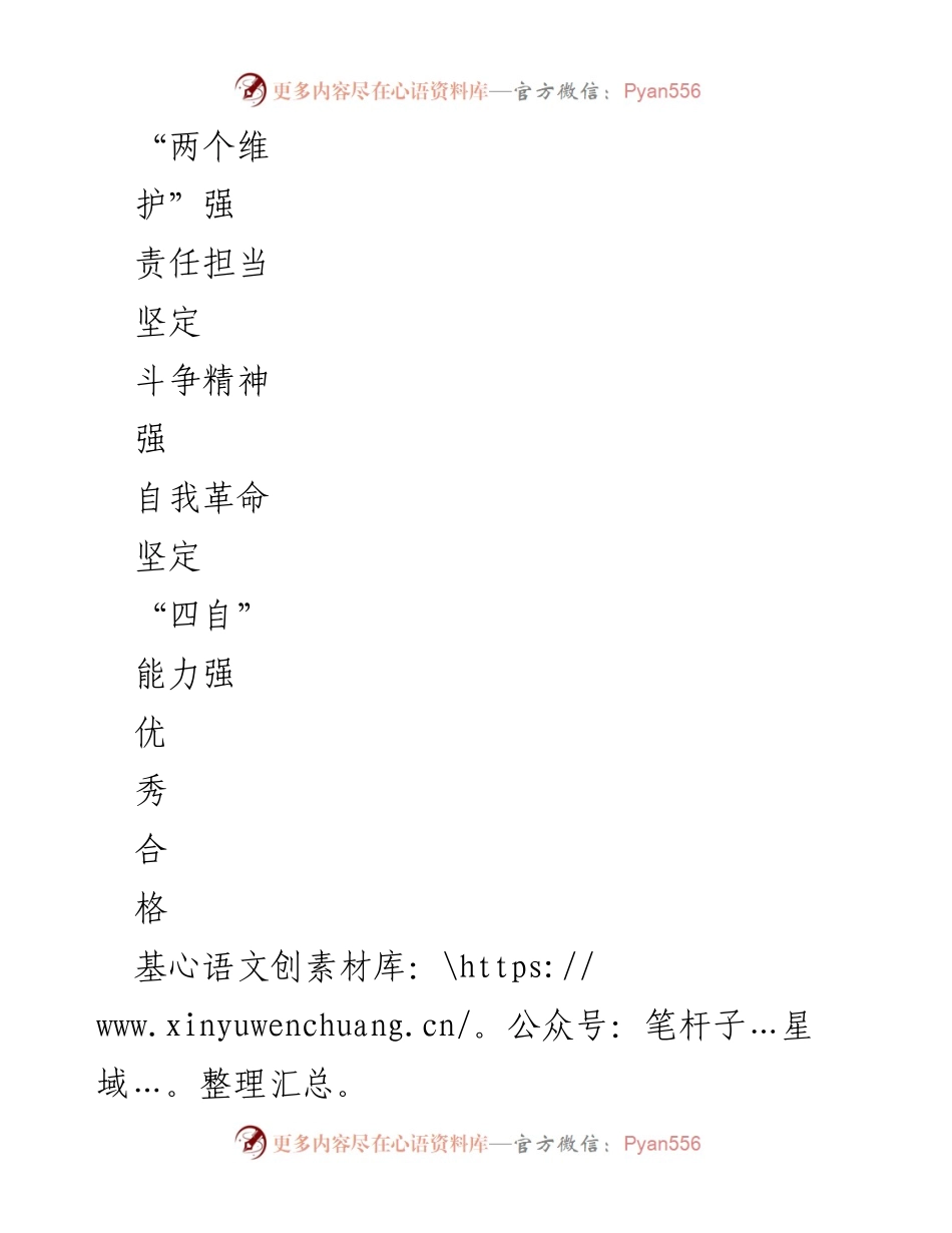 [测评表] 党支部年度评议 - 2022年度党员民主评议测评表.docx_第2页