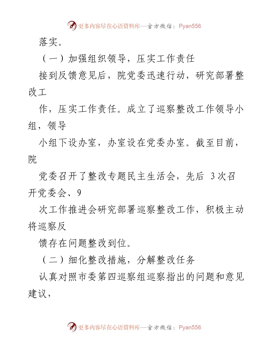 [报告] 巡察整改 - XX市中心医院巡察整改情况报告.docx_第2页