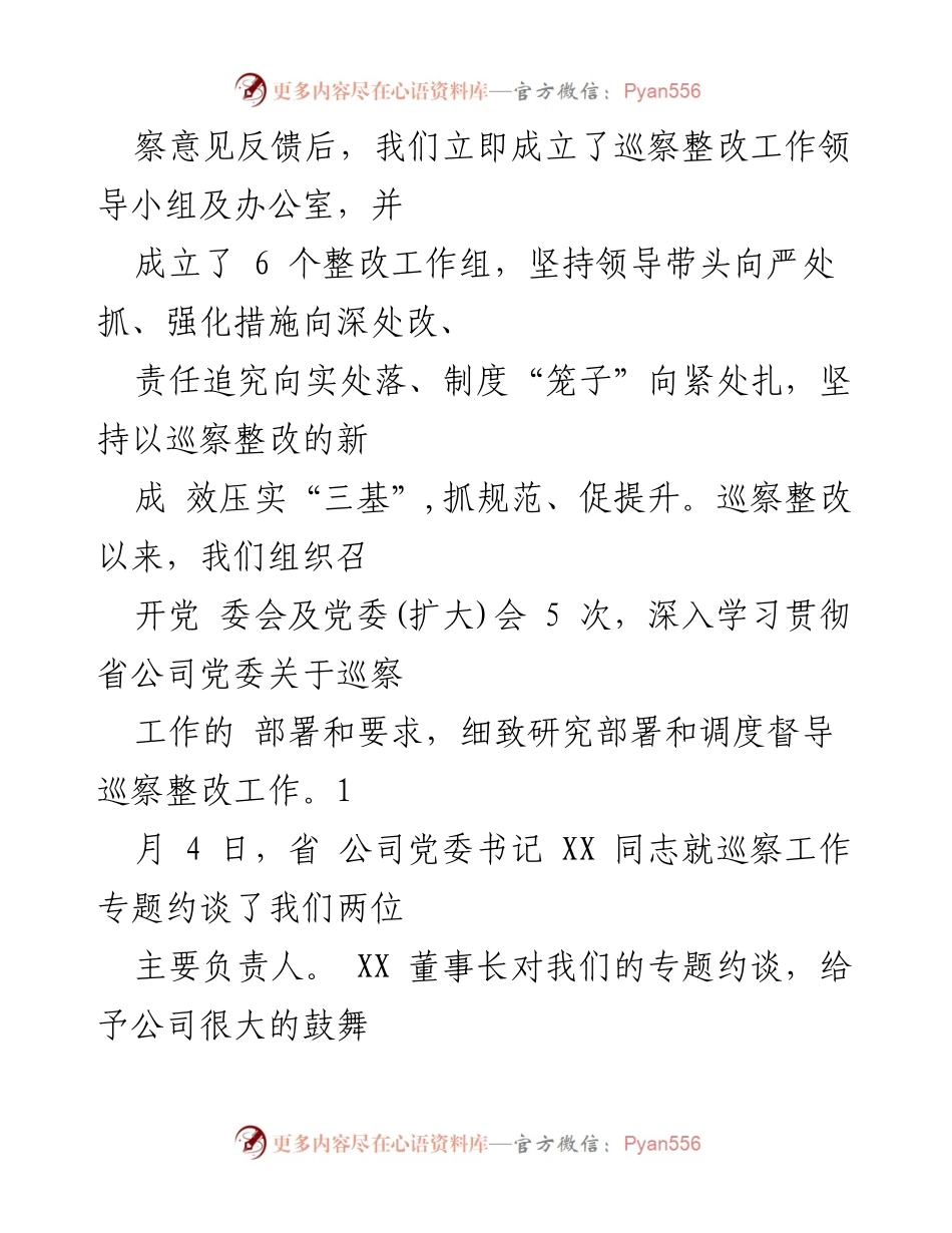 [报告] 巡察整改 - 2023年巡察反馈意见整改情况总结报告.docx_第2页