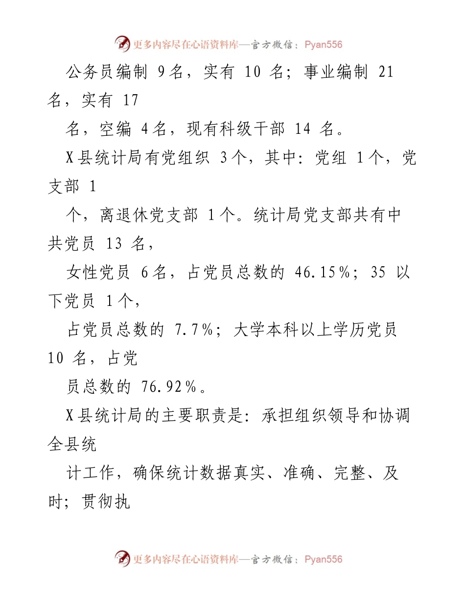 [调研报告] X县统计局 - 第五次全国经济普查工作调研情况分析.docx_第2页