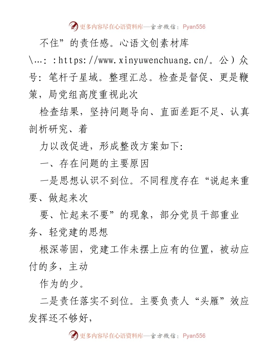 [调研报告] 党建工作检查 - 2022年党建工作问题整改措施与方向.docx_第2页