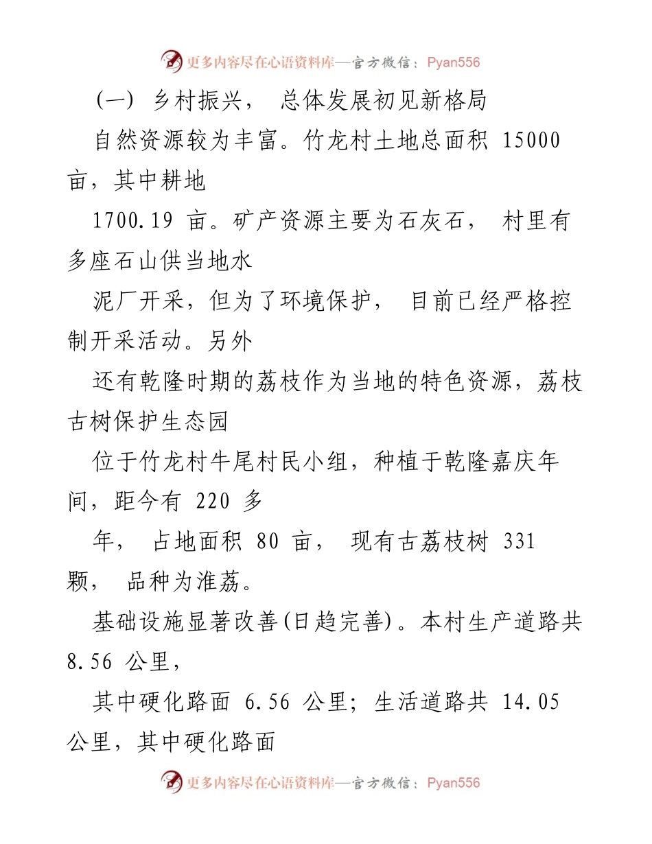 [调研报告] 村情调研 - 竹龙村乡村振兴与人口结构分析报告.docx_第2页