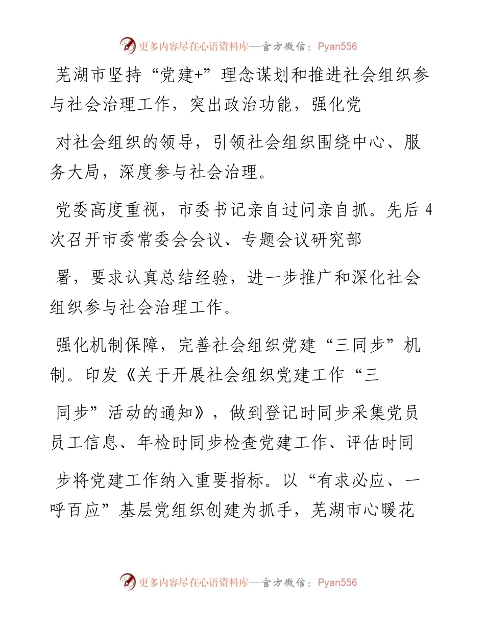 .12.31何友旺安徽省芜湖市委常委、政法委书记：积极推动社会组织有序参与社会治理.docx_第2页