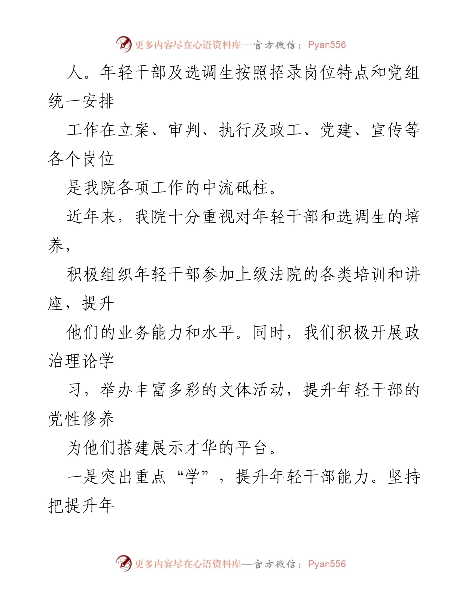 [调研报告] 法院 - 年轻干部队伍建设现状与发展建议.docx_第2页