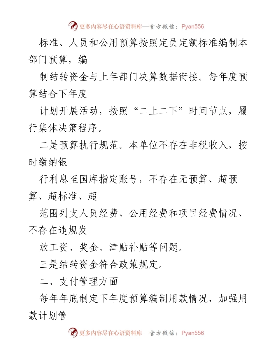 [报告] 财务管理自查 - 严肃财经纪律及财务管理风险自查报告.docx_第2页