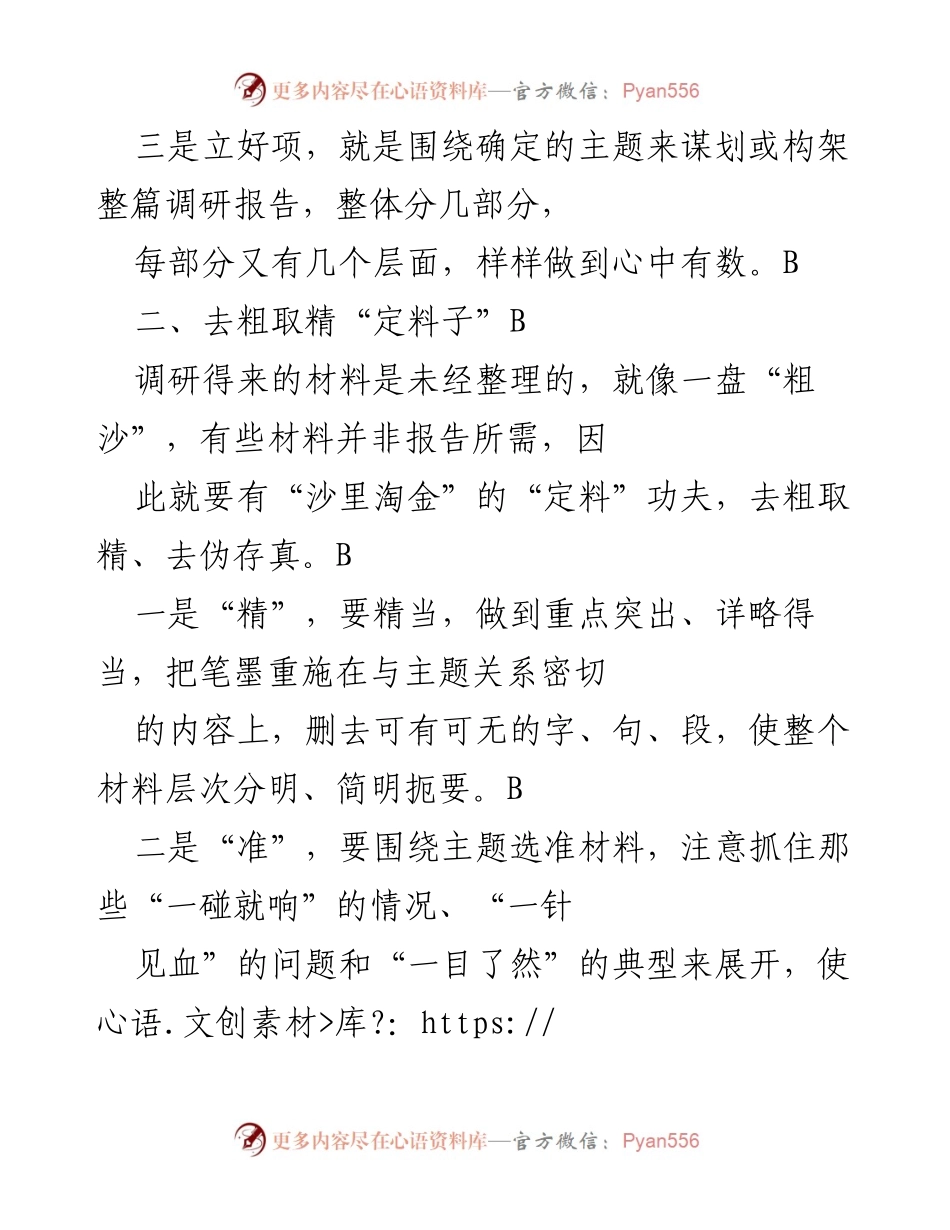 [调研报告] 党政机关 - 撰写调研报告的要点与技巧.docx_第2页