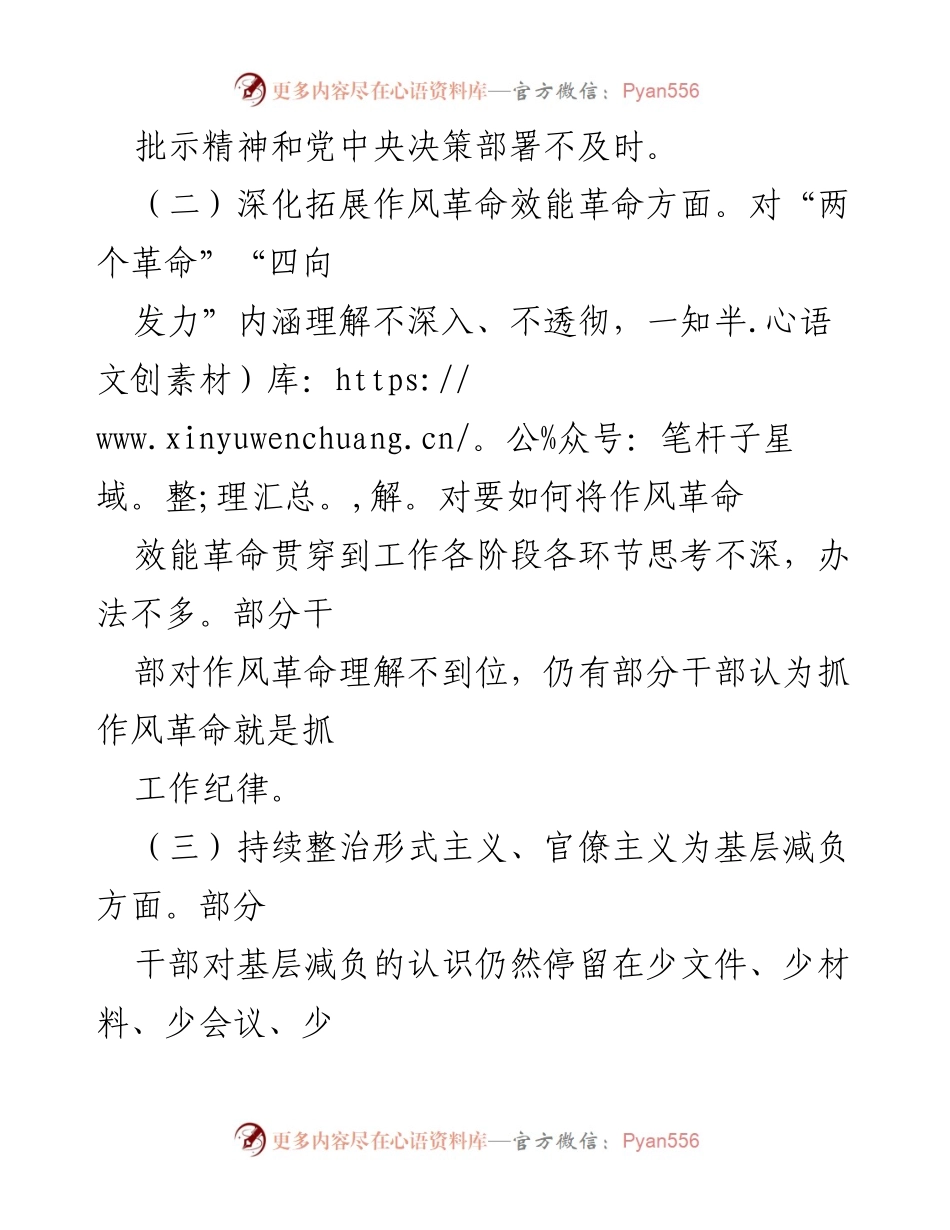 [调研报告] X乡作风革命效能革命督查 - X乡作风革命效能革命自检自查情况报告.docx_第2页
