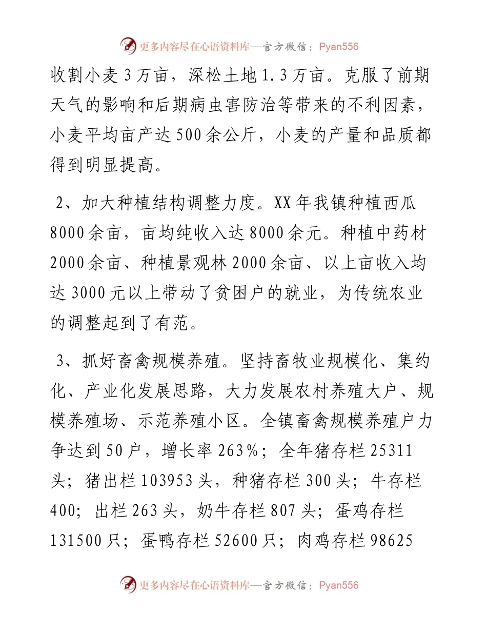 021850：乡镇工作总结暨工作计划.docx_第2页