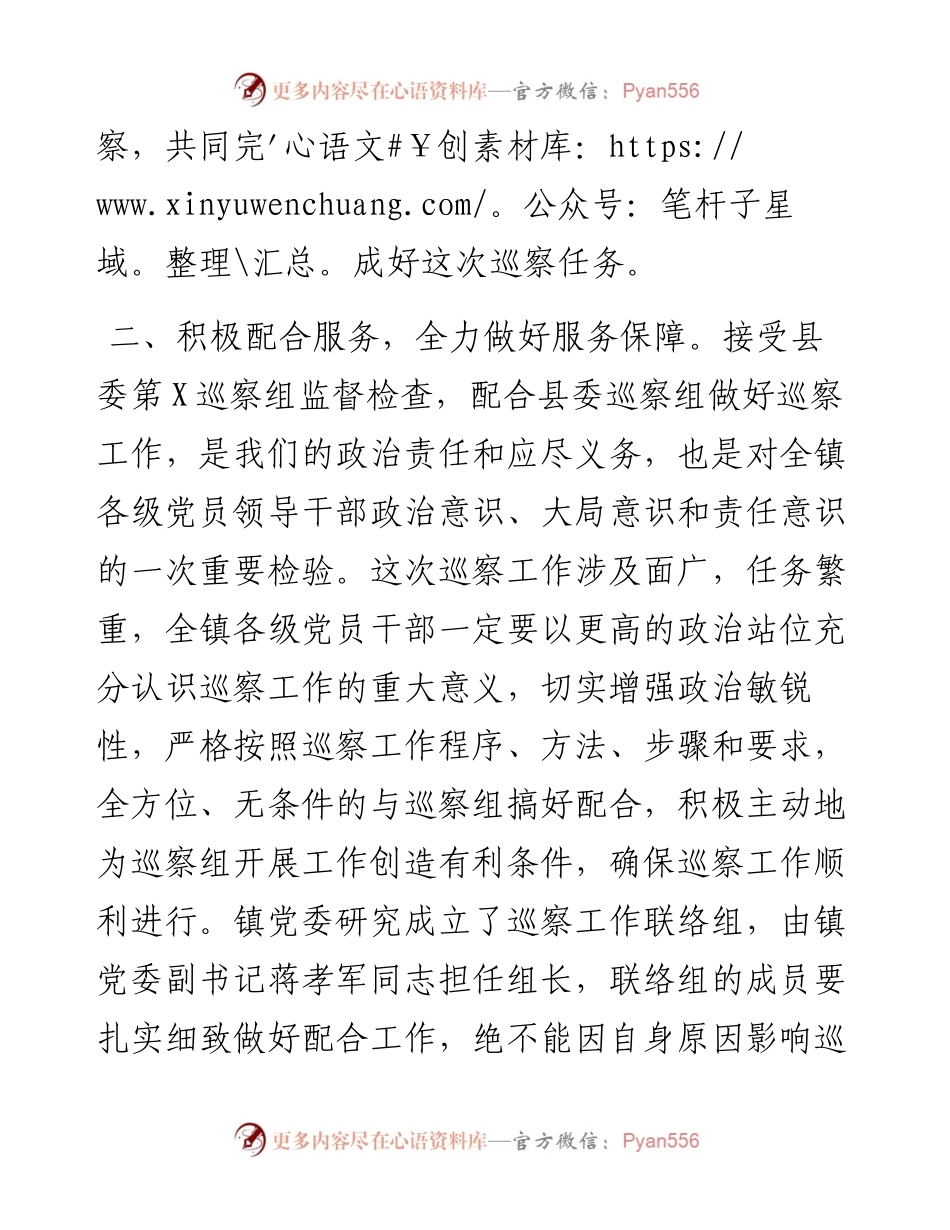 0406-巡察组进驻动员会表态发言.docx_第2页